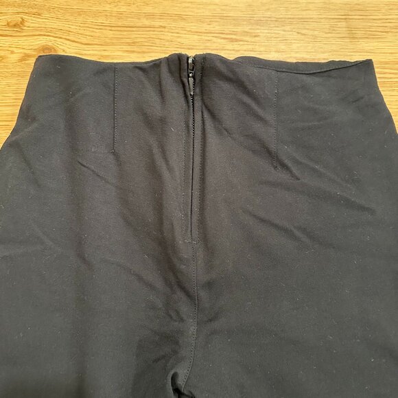 NWOT Design Lab Lord & Taylor Black Faux Leather Front Pants Leggings Size 28 - Picture 4 of 10